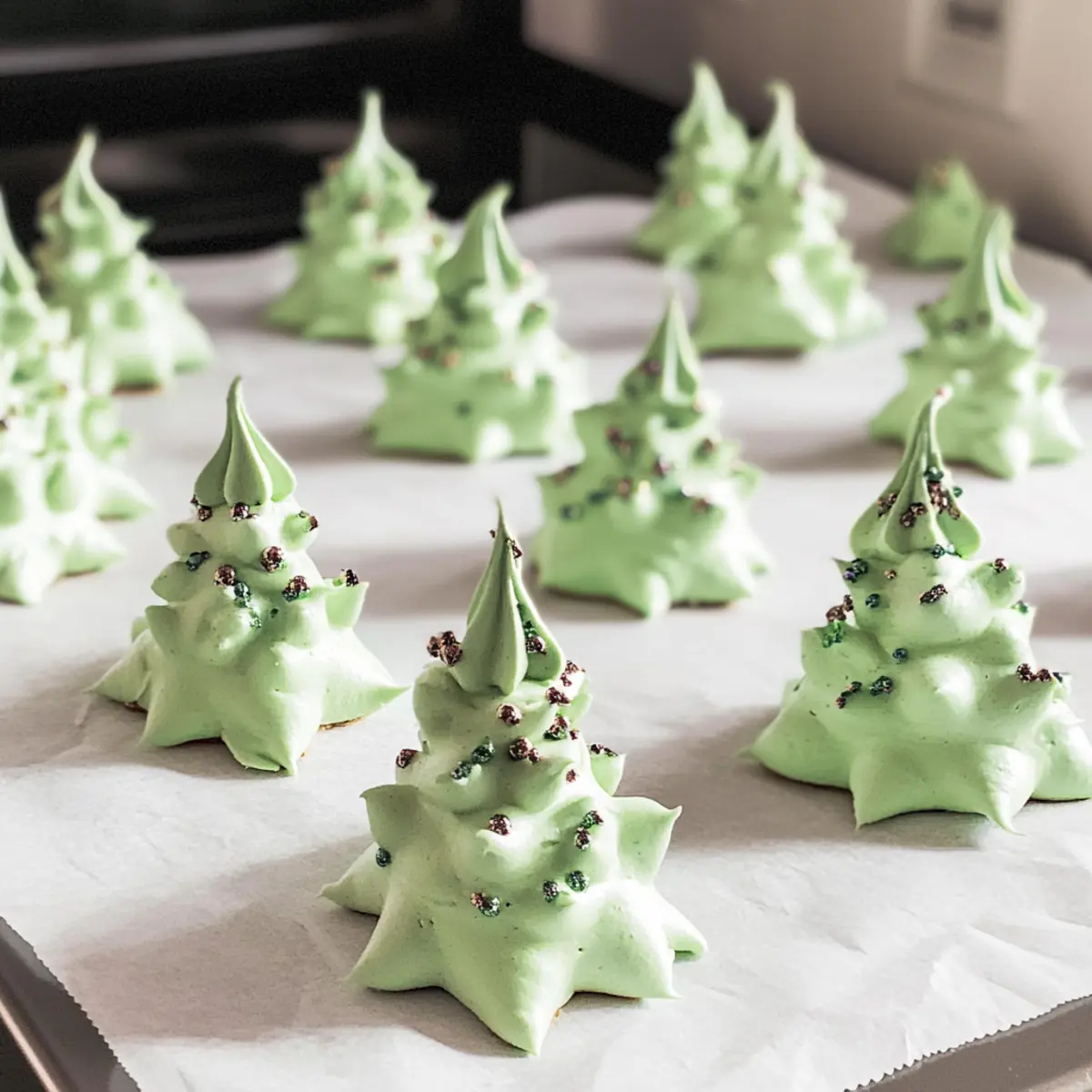 Meringue Christmas Trees fznoqv