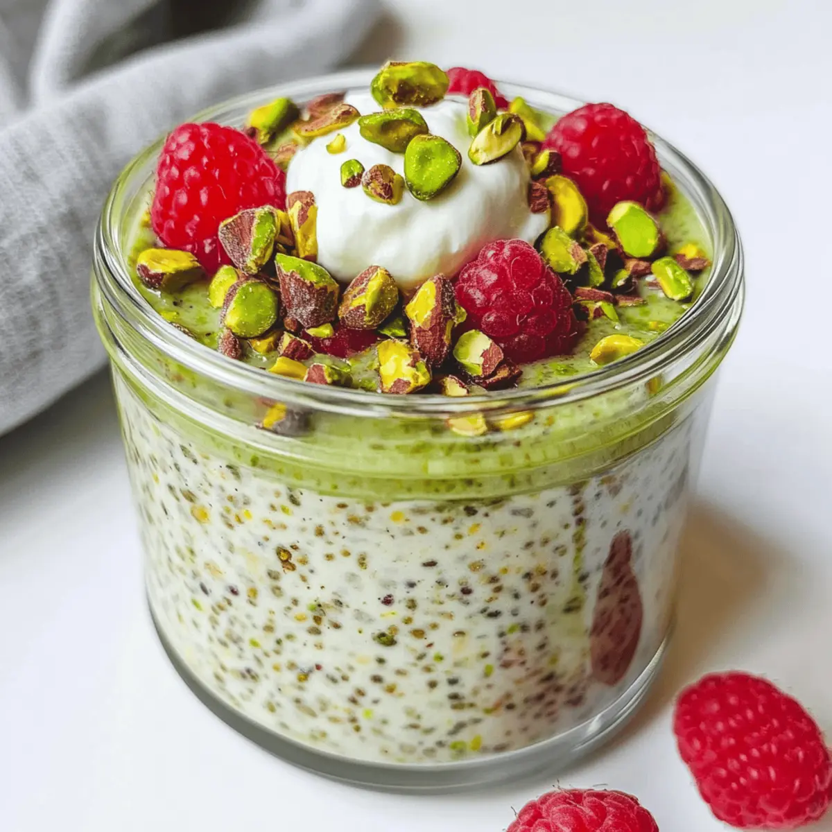 Pistachio Overnight Oats egcuge
