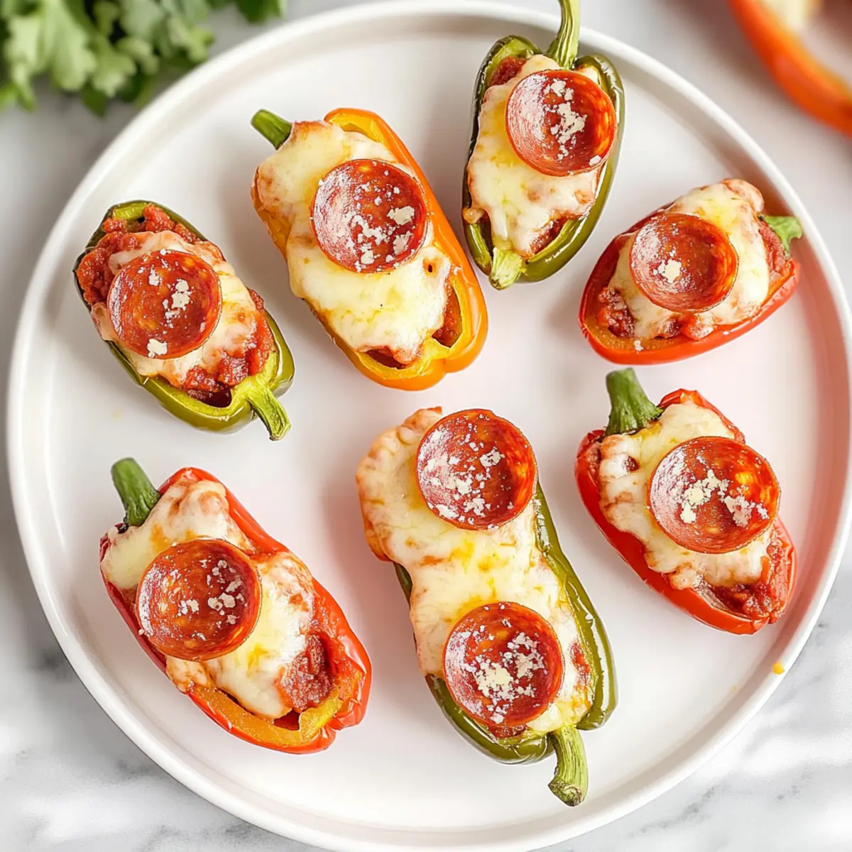 Savory Pizza Stuffed Mini Peppers: A Low-Carb Delight 1 Pizza Stuffed Mini Peppers esn1nw