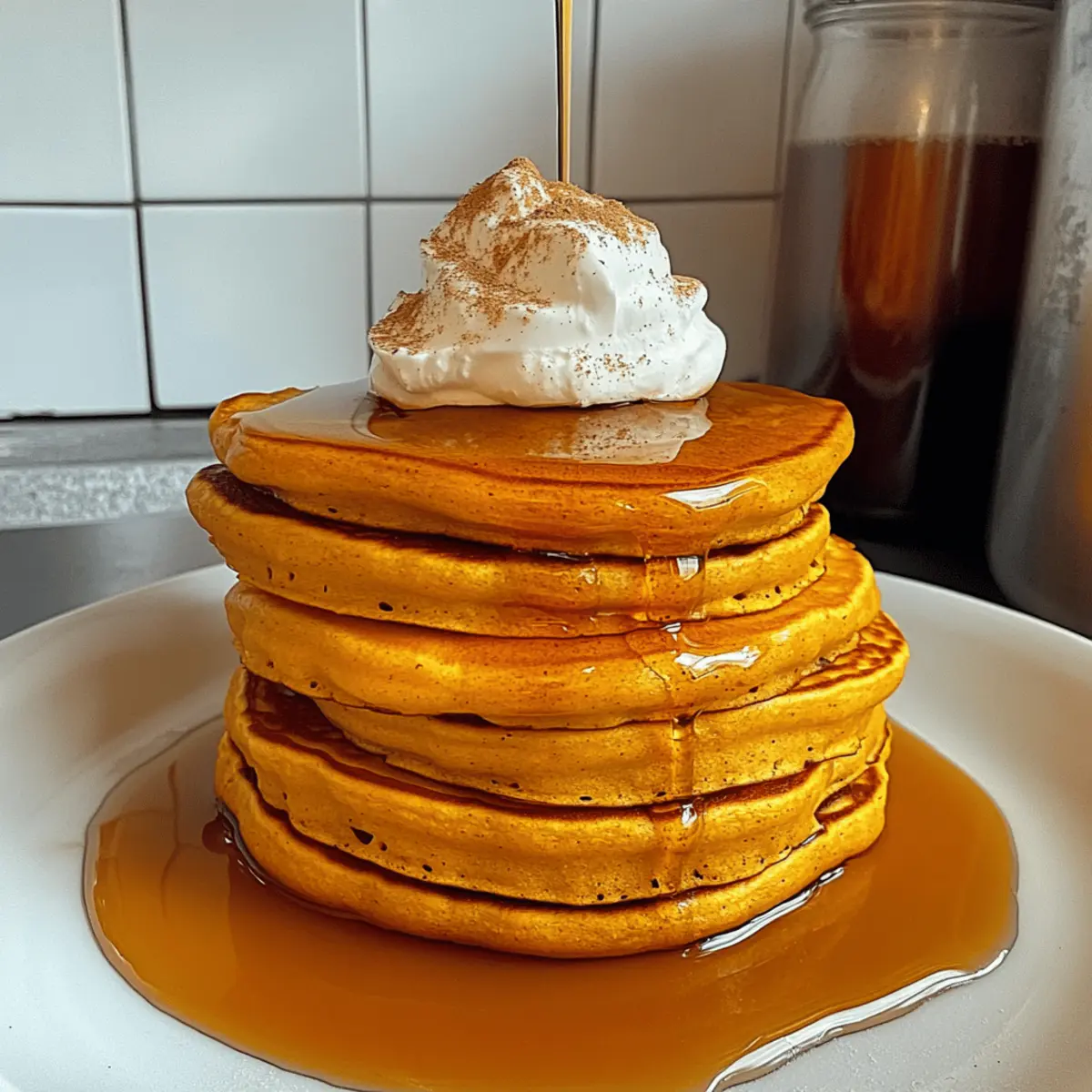 Pumpkin Cottage Cheese Pancakes kwa931