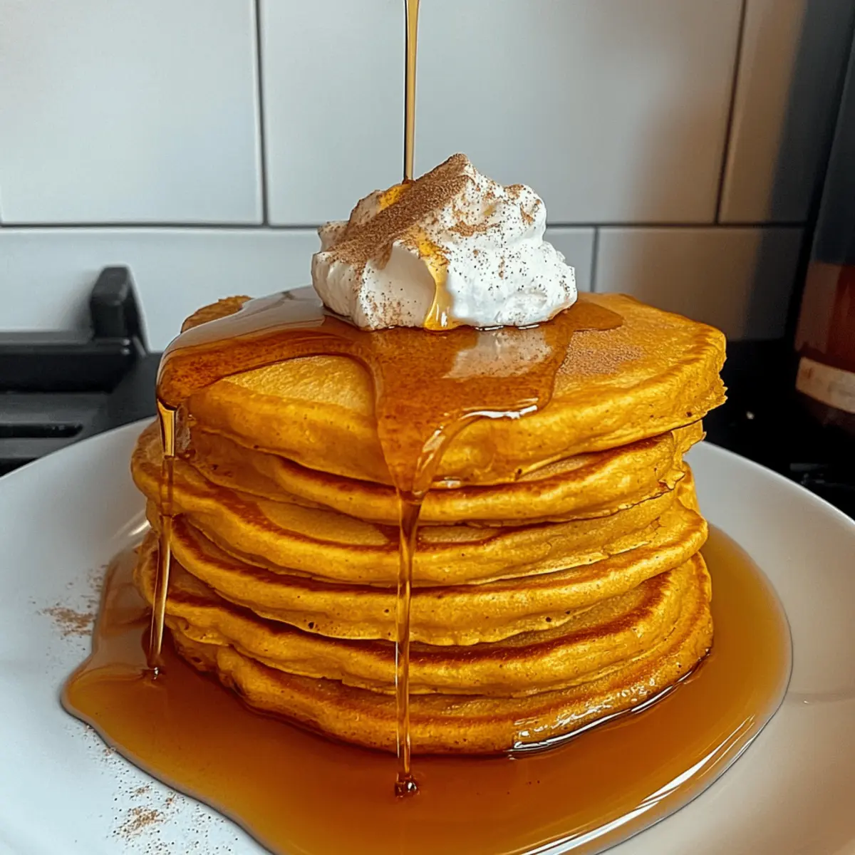 Pumpkin Cottage Cheese Pancakes peq39c