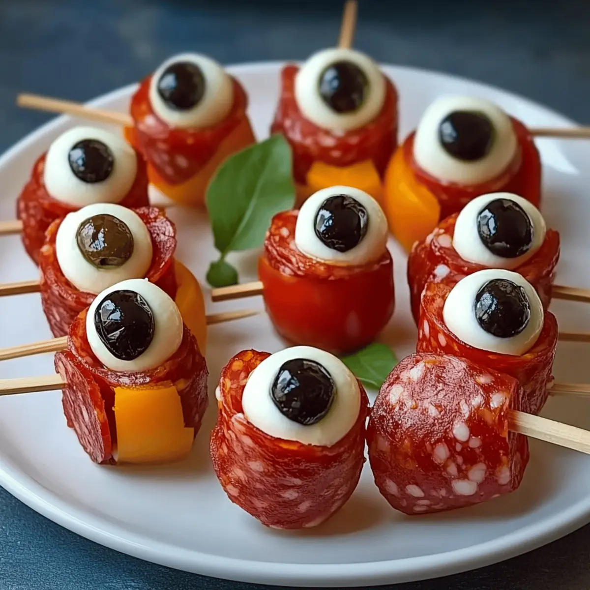 Skewered Salami Eyeballs jqtaf2