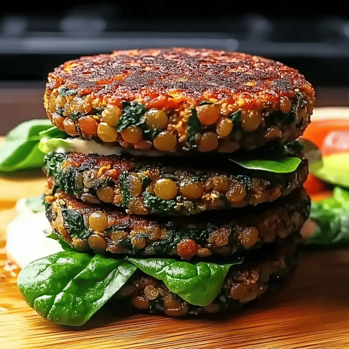 Spinach and Lentil Burgers gts06o
