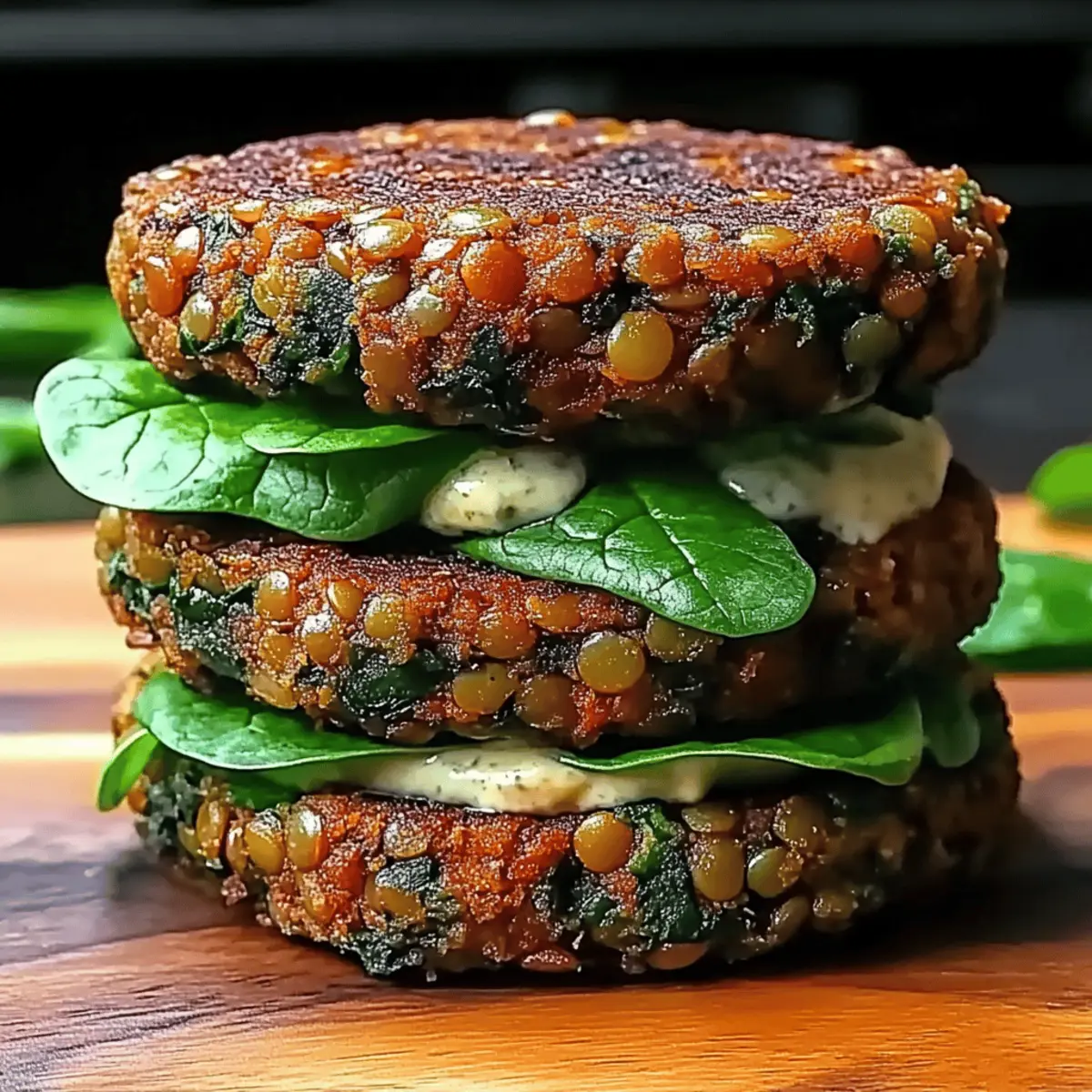Spinach and Lentil Burgers nds1ck