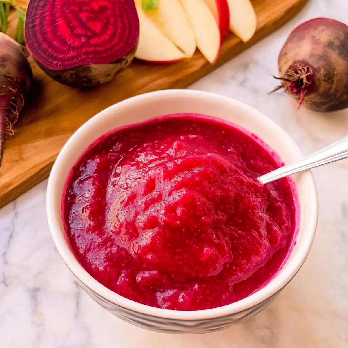 Strawberry Beet Instant Pot Applesauce clpali