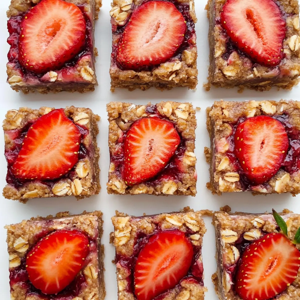 Strawberry Oatmeal Bars ois7kc