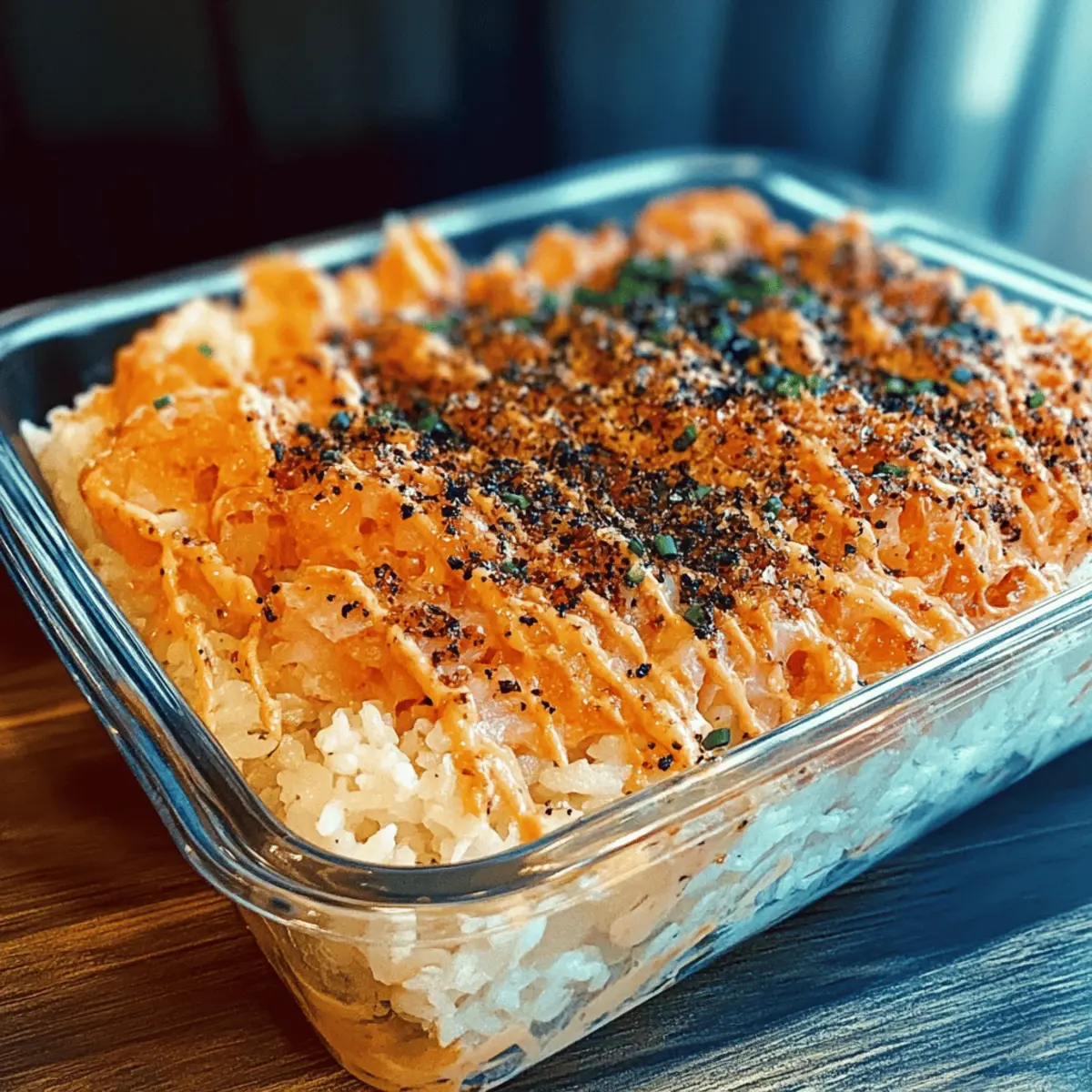 Tuna & Creamy Crab Sushi Bake