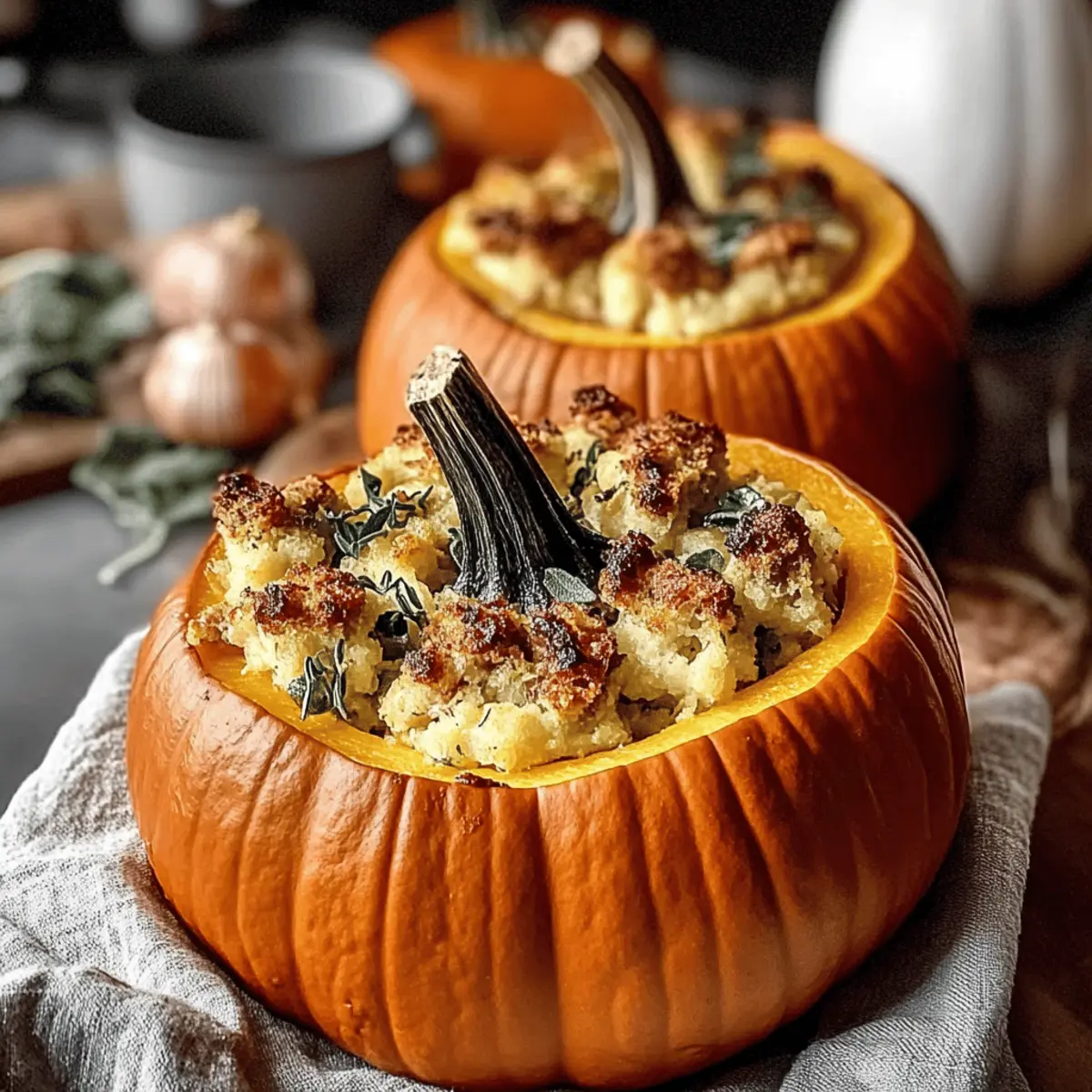 Turkey Sage Stuffed Pumpkins: Your Cozy Fall Feast Awaits 4 Turkey Sage Stuffed Pumpkins
