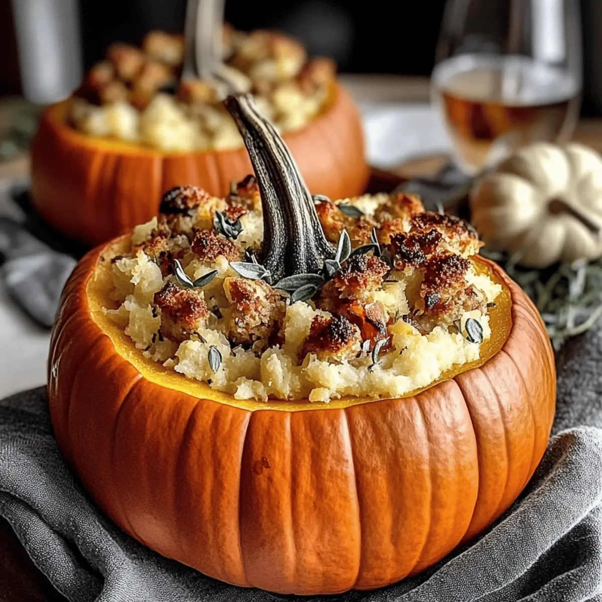Turkey Sage Stuffed Pumpkins: Your Cozy Fall Feast Awaits 1 Turkey Sage Stuffed Pumpkins ywktml
