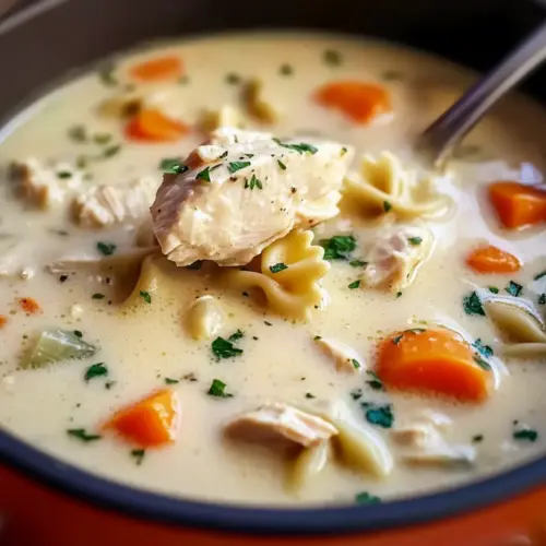 Creamy Chicken Alfredo Soup