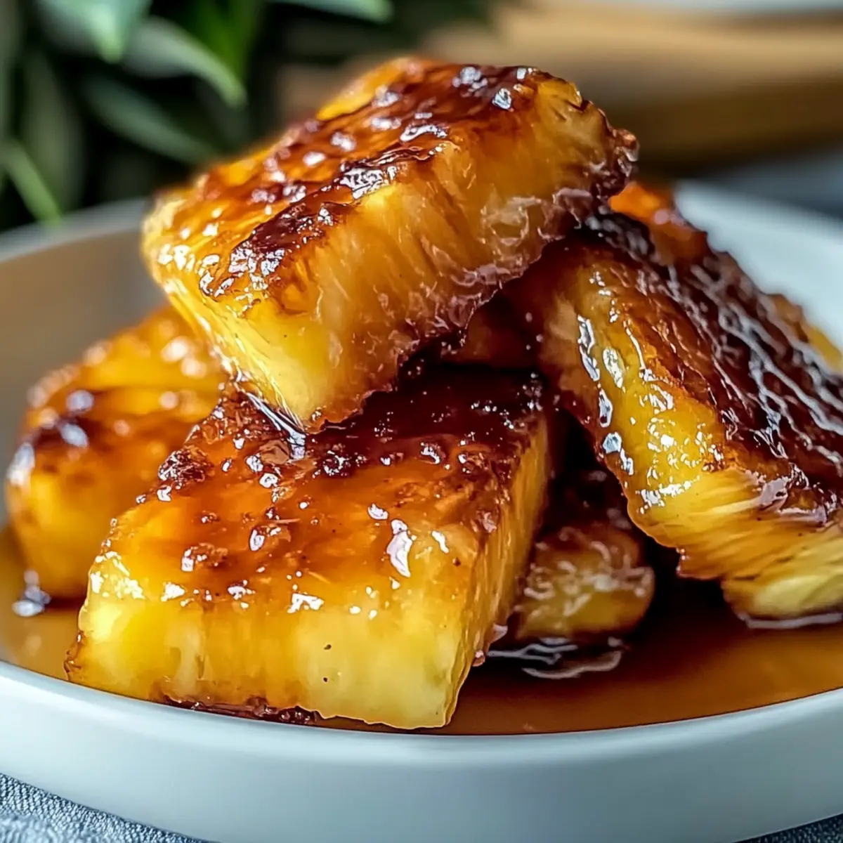 Air Fryer Caramelized Pineapple
