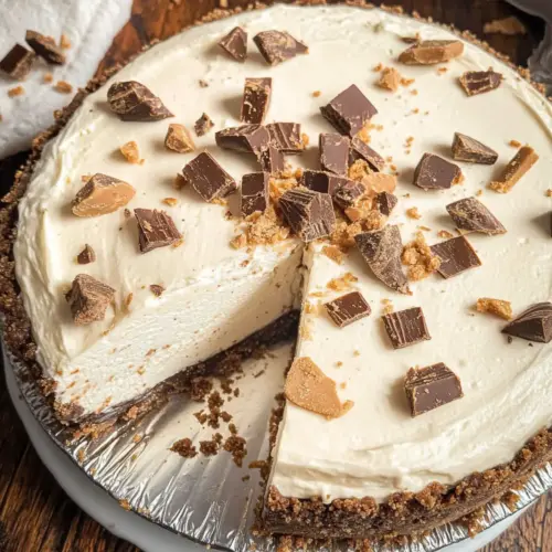 Irresistible Toffee Cheesecake Pie: A No-Bake Delight 18 offee Cheesecake Pie