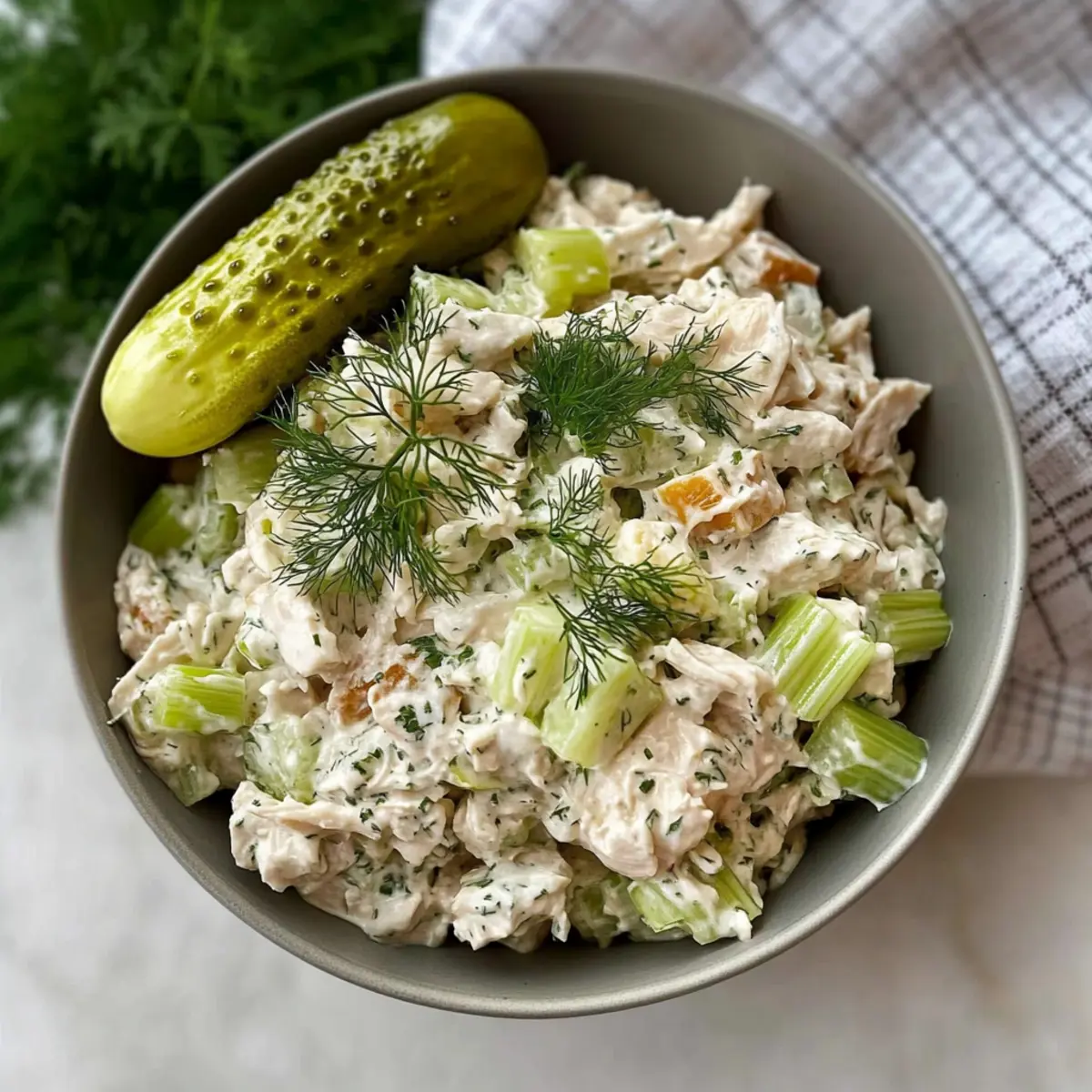 Dill Pickle Chicken Salad