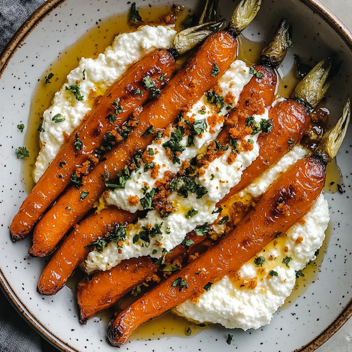 Roasted Carrots with Whipped Ricotta