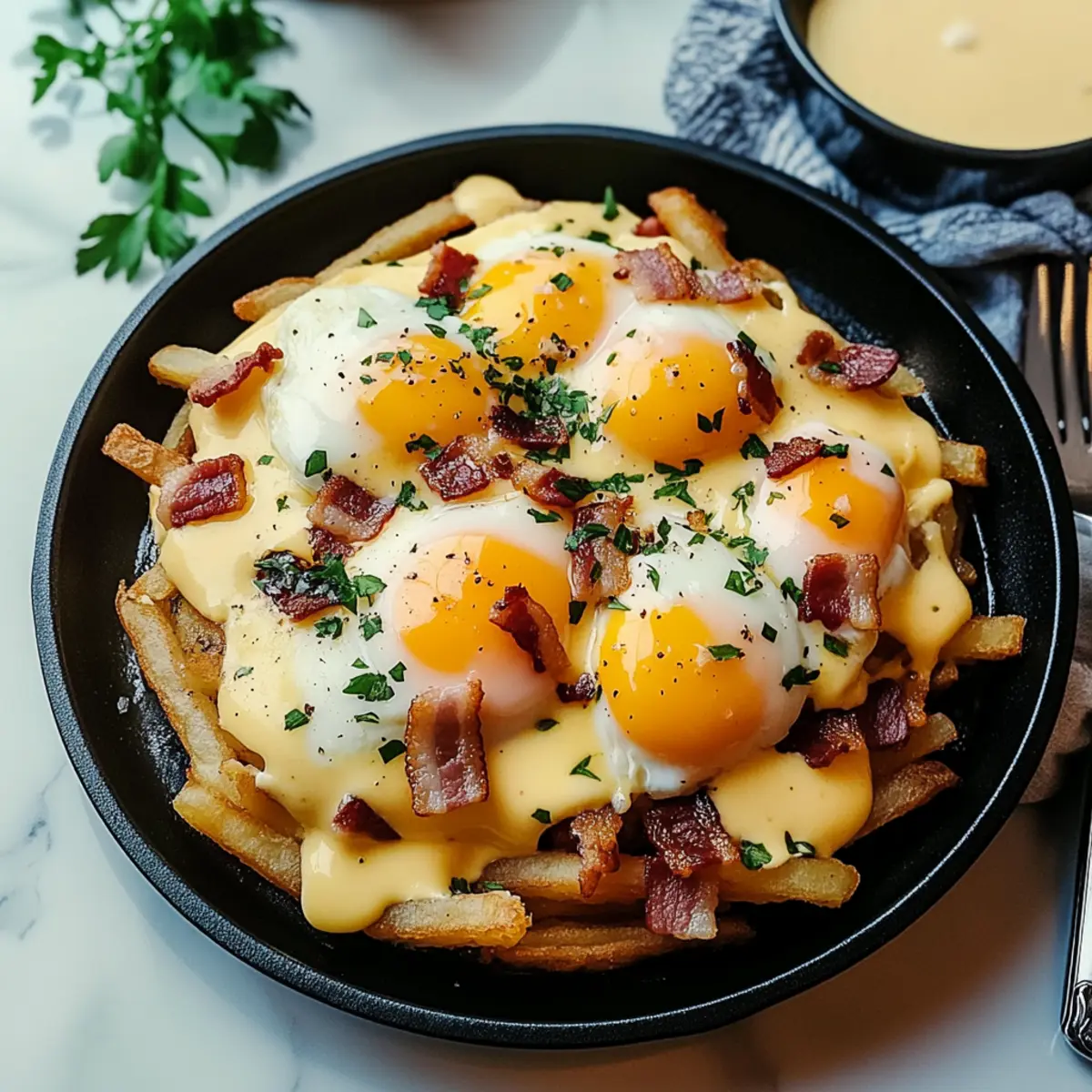 Savory Breakfast Poutine with Hollandaise Sauce Delight 2 6838ec8d caf0 4023 a696 9d8af19c5786bl imumke