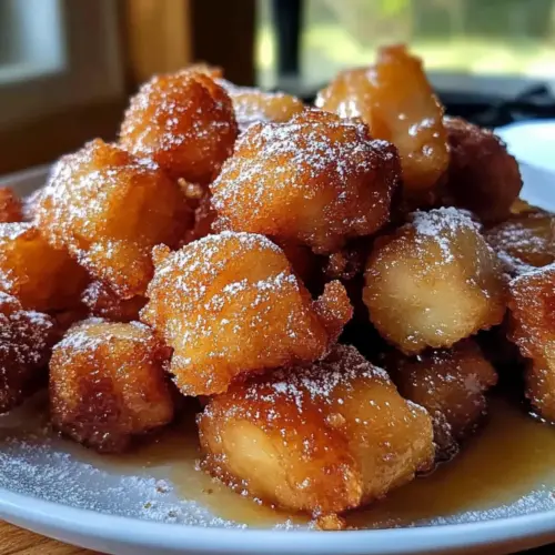 Air Fryer Apple Fritter Chunks