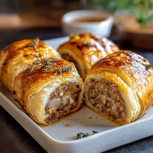 Melt-In-Your-Mouth Savory French Onion Sausage Rolls 9 Savory French Onion Sausage Rolls