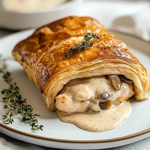 Irresistible Chicken Wellington with Creamy Dijon Magic 2 Chicken Wellington