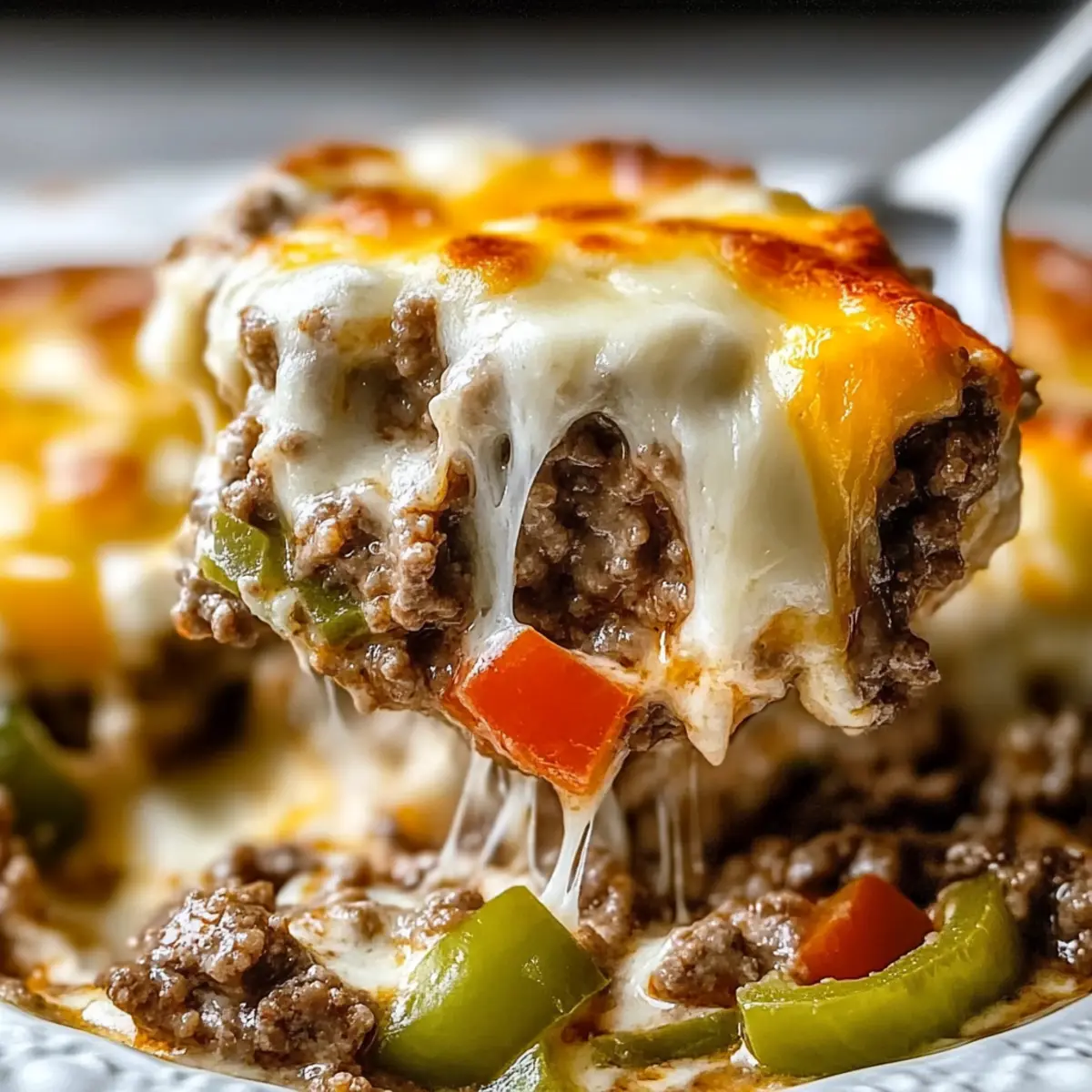 Satisfy Your Cravings with Low Carb Philly Cheesesteak Casserole 4 Low Carb Philly Cheesesteak Casserole