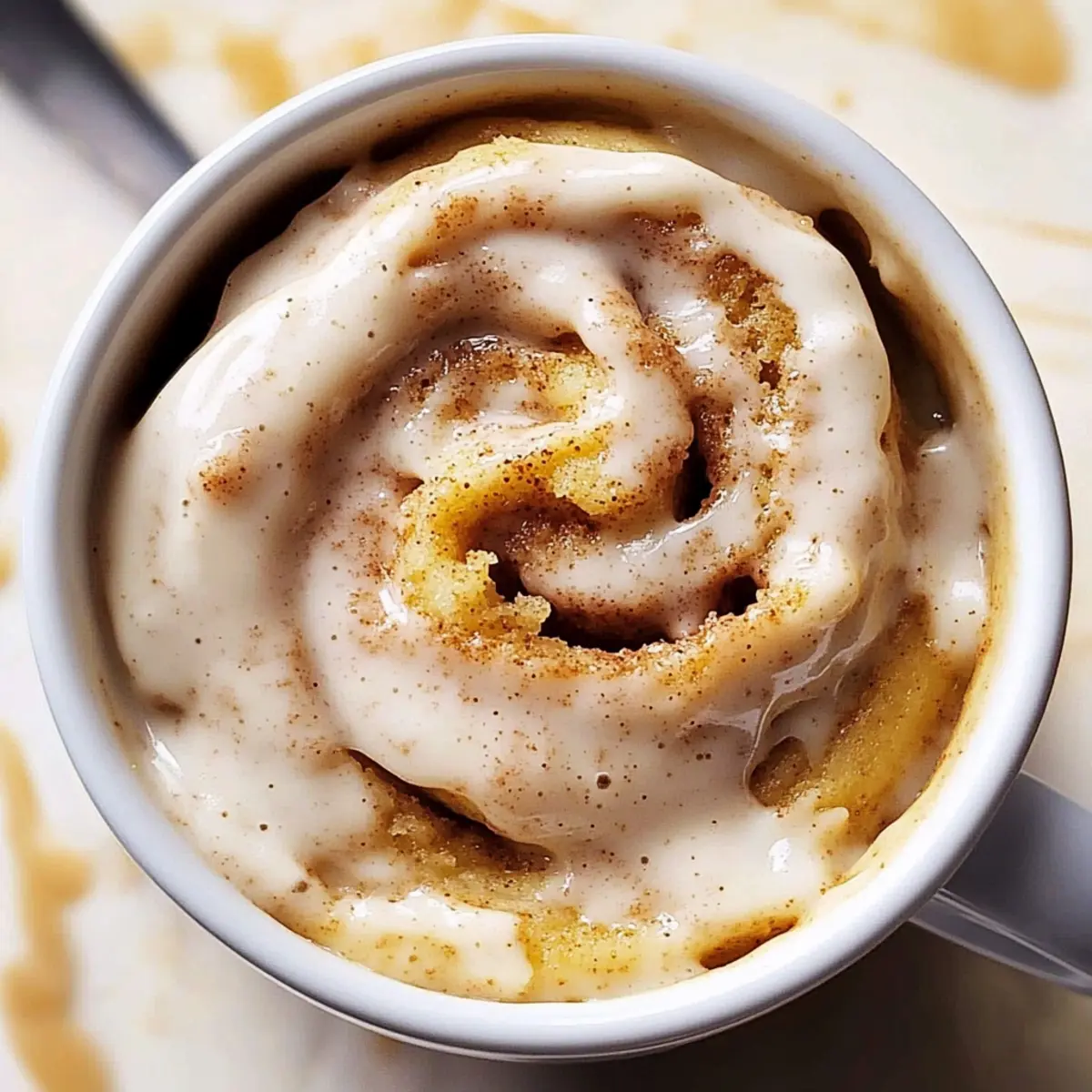 Protein Cinnamon Roll Mug Cake